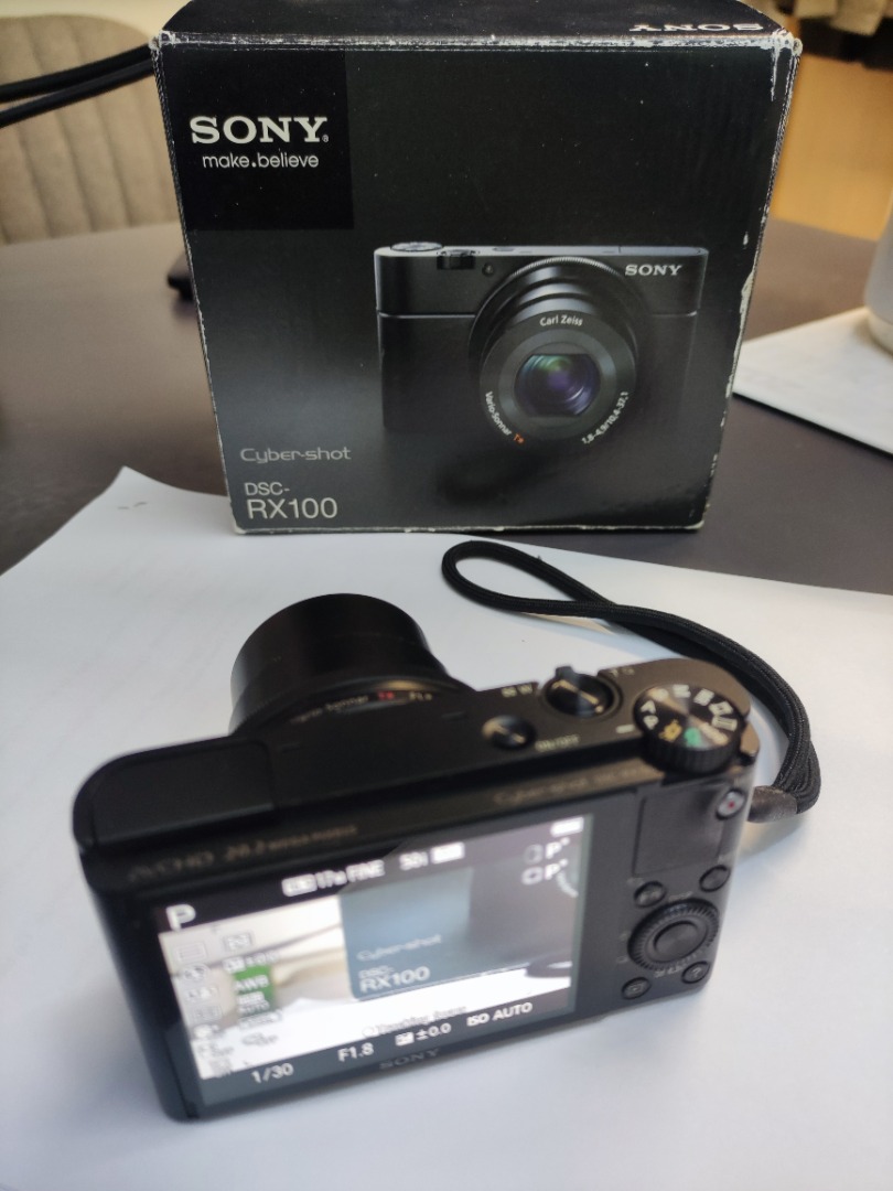 美品】SONY CyberShot DSC-RX100 元箱・SD・充電器付-