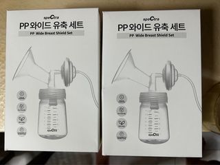 Spectra Breast Shield Set with PP Bottle