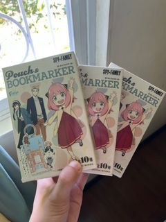Spy x Family pouch and book marker Anya