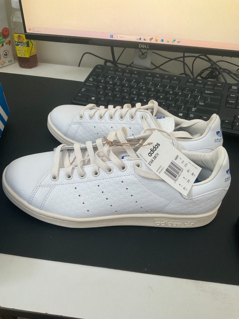 Adidas Stan Smith Shoes Cloud White 9 UK Men s Fashion