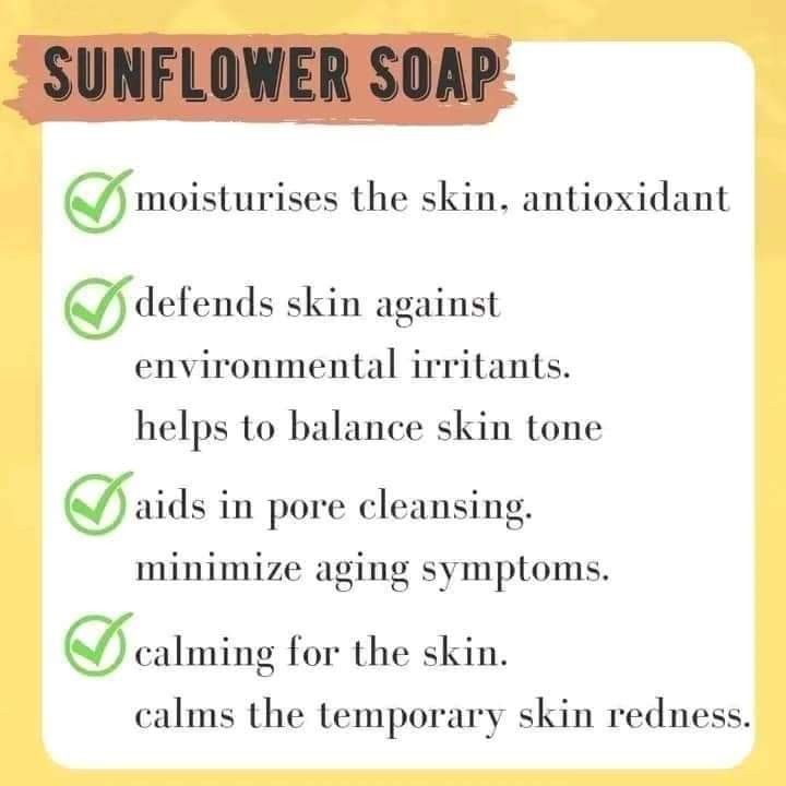 Sunflower Soap (Category: Bath) located in Marikina City. Submitted by linvmacayan (Listing ID 1230361249, Image 1). Description: .