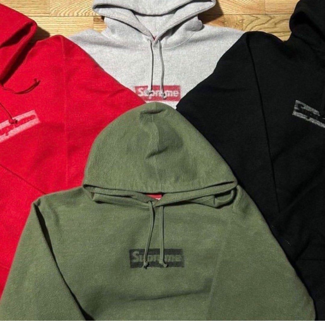 超人気新品 Box Sweatshirt Supreme Hooded Inside Out Inside Box