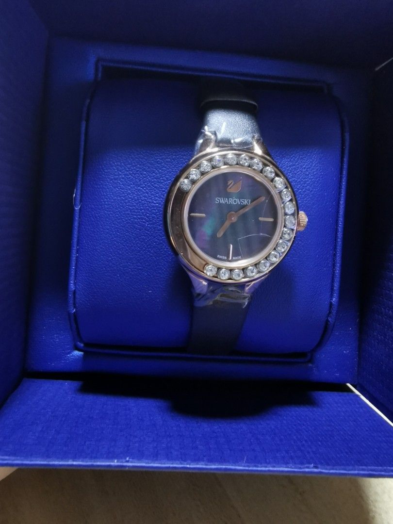 Swarovski 5301877 Lovely Crystals Black Watch Luxury Watches on Carousell