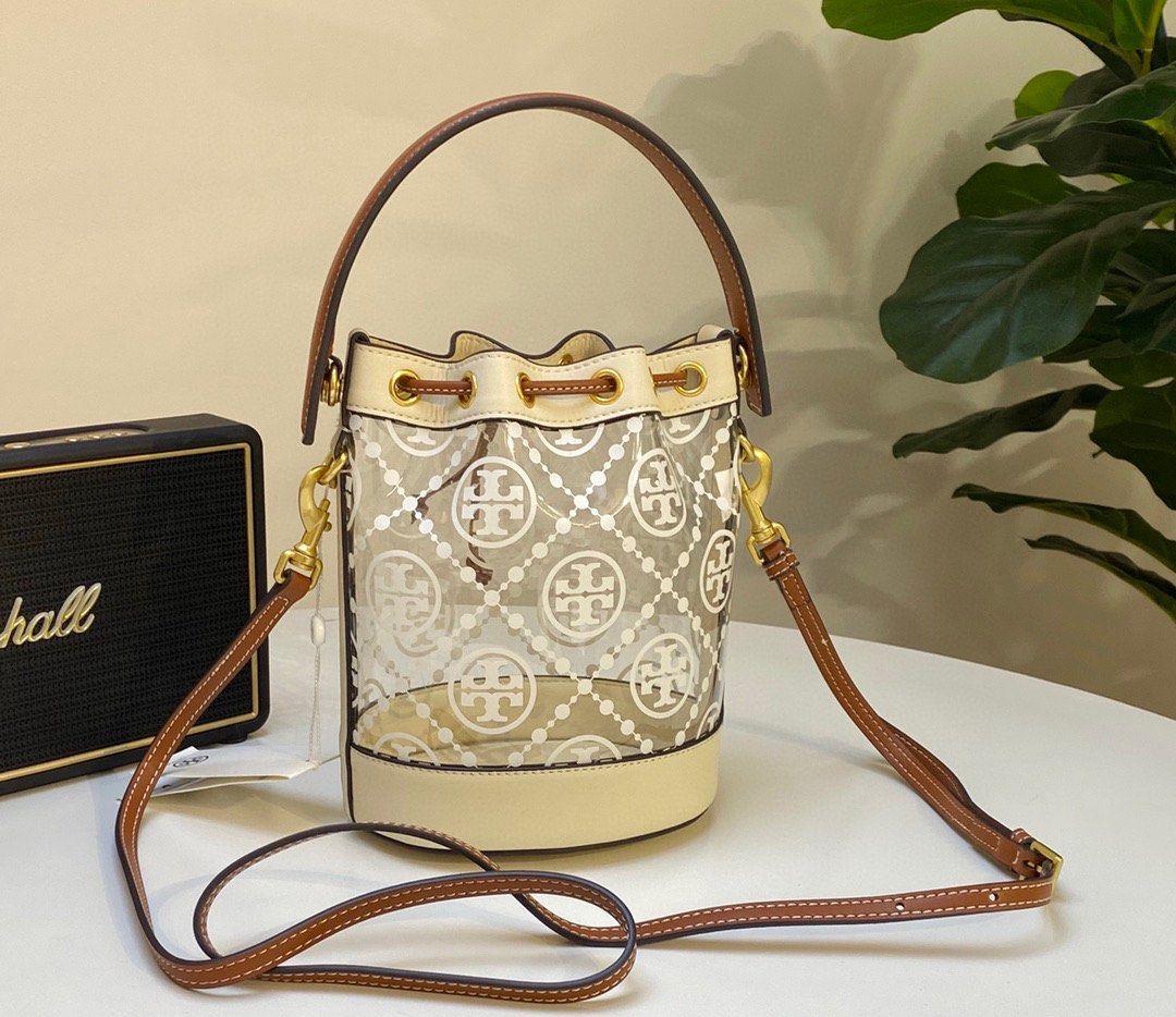 Tory burch transparent bag top