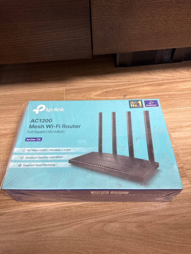Tp link Archer C6 AC1200 Mesh Wifi Router, 電腦＆科技, 電腦周邊及配件, Wifi及上網相關產品 ...