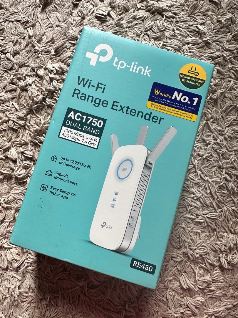 Tp Link Wifi Extender AC1750 RE450, Computers & Tech, Parts