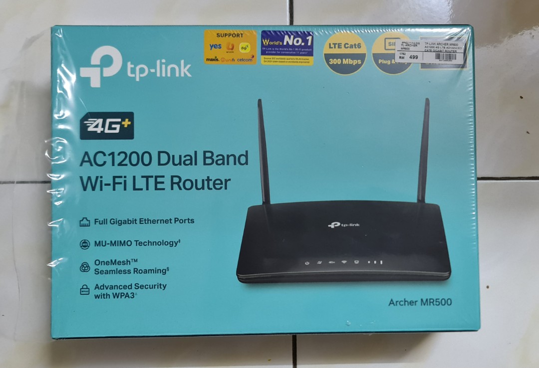 Tp-link MR500 4g+ Router, Computers & Tech, Parts & Accessories, Networking  on Carousell