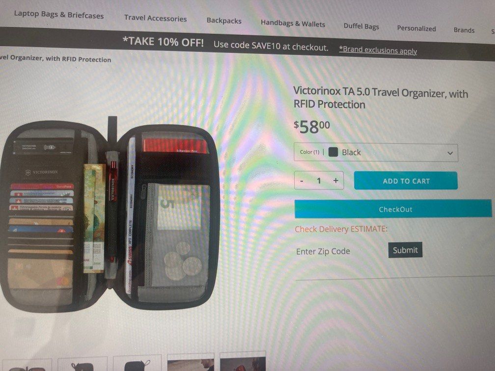 Travel Organizer Victorinox, Hobbies & Toys, Travel, Travel Essentials