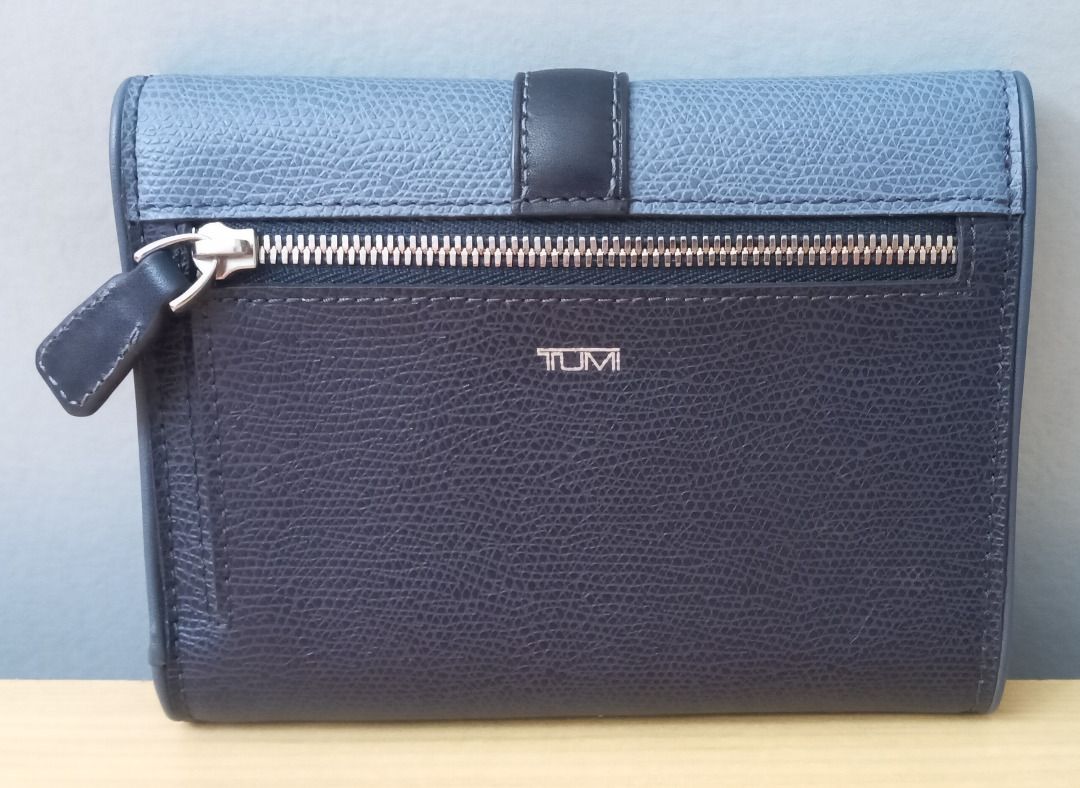 Tumi Sinclair French Horizon Women s Trifold Wallet Luxury Bags