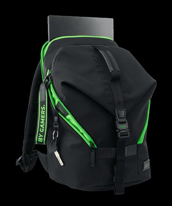 Tumi x Razer Finch Backpack Black Green, Luxury, Bags & Wallets on ...