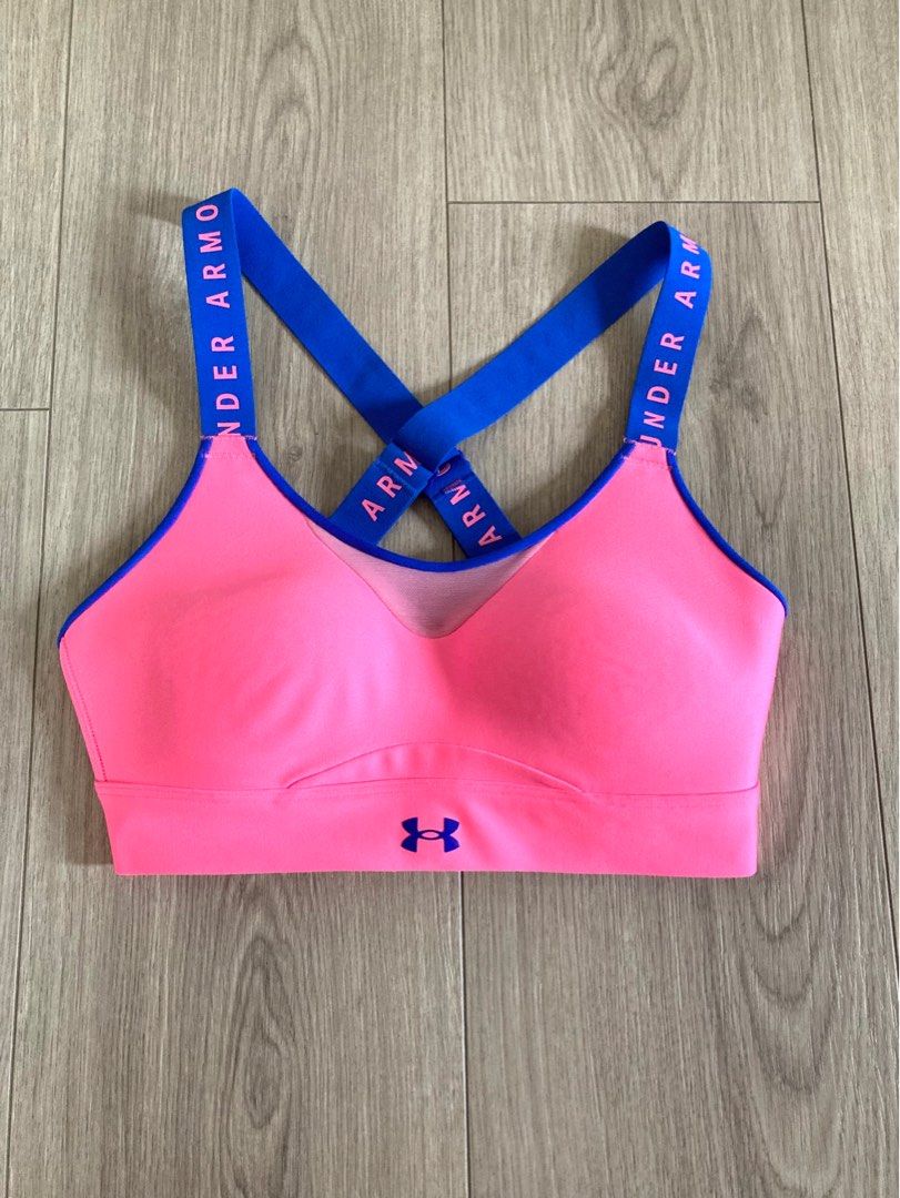 UA Infinity High Bra, Pink - sports bra - UNDER