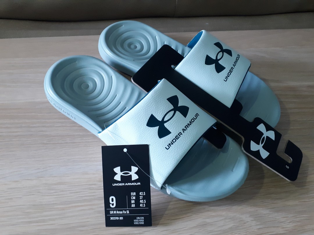 Under Armour slippers, Men's Fashion, Footwear, Flipflops and Slides on ...