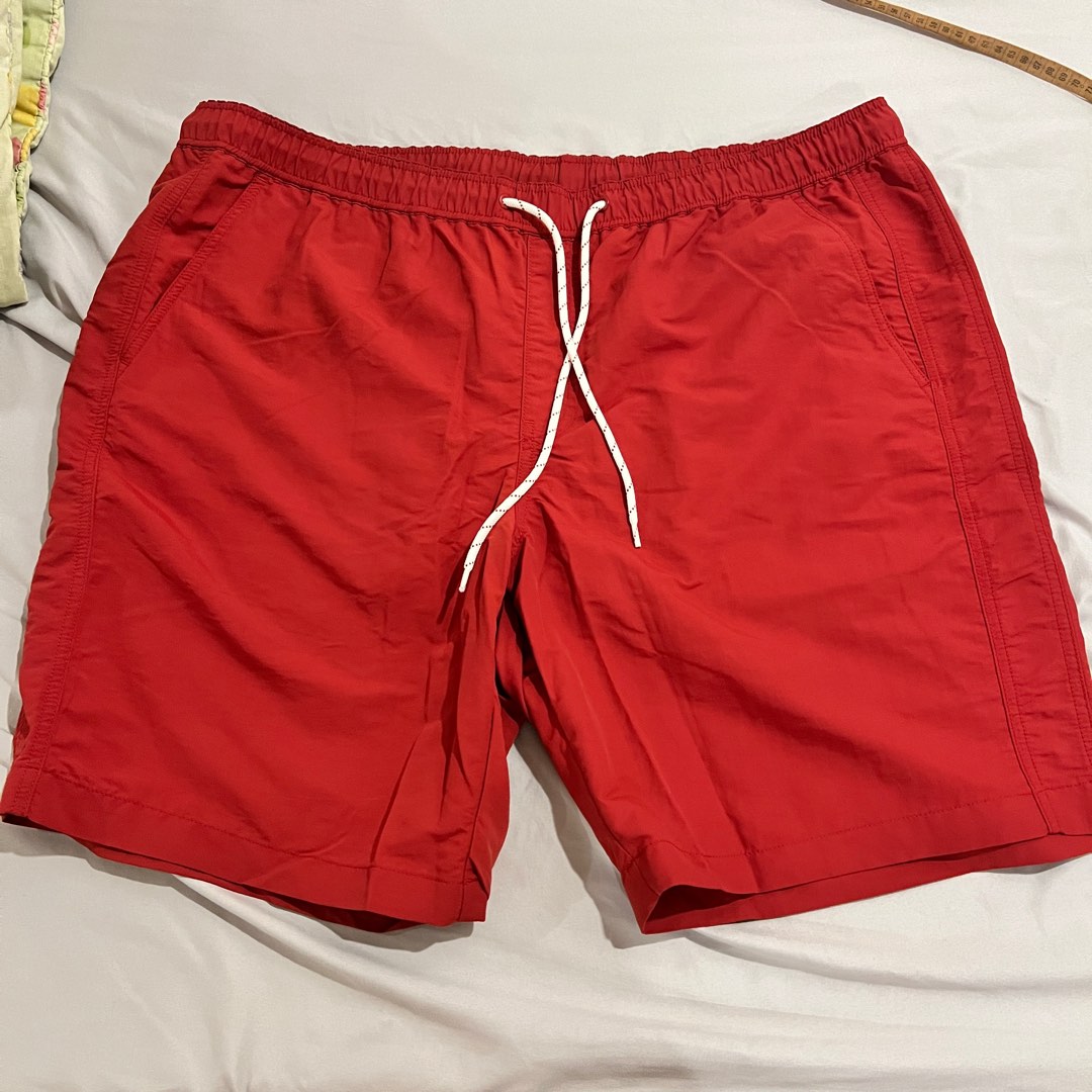 Uniqlo Men’s Red Shorts on Carousell