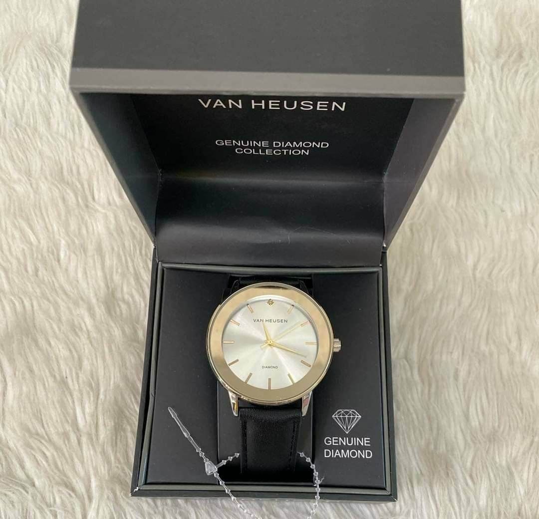 VAN HEUSEN watches for men (Category: Men's Watches) located in Quezon City. Submitted by mjmbagsandwatches (Listing ID 1230384923, Image 3). Description: ✅ Brand: VAN HEUSEN ✅ Price: ₱3,799 each + sf ✅ Quality: Orig and brandnew ✅ Bought from U.S outlet 📸 Actual Pictures Posted 📲 PM for orders and inquiries • Order now 🛒 .