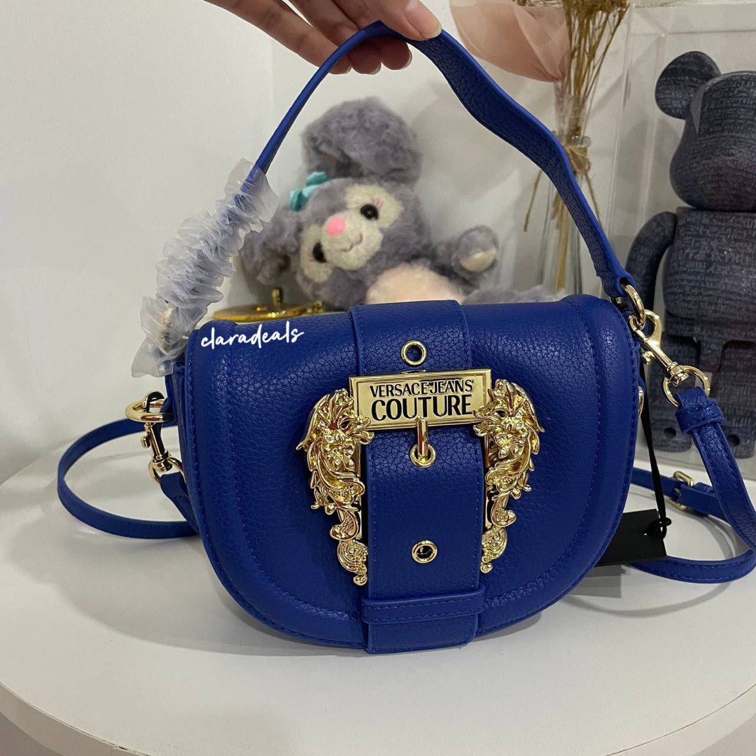 Versace Jeans Couture Saddle Bag, Women's Fashion, Bags & Wallets