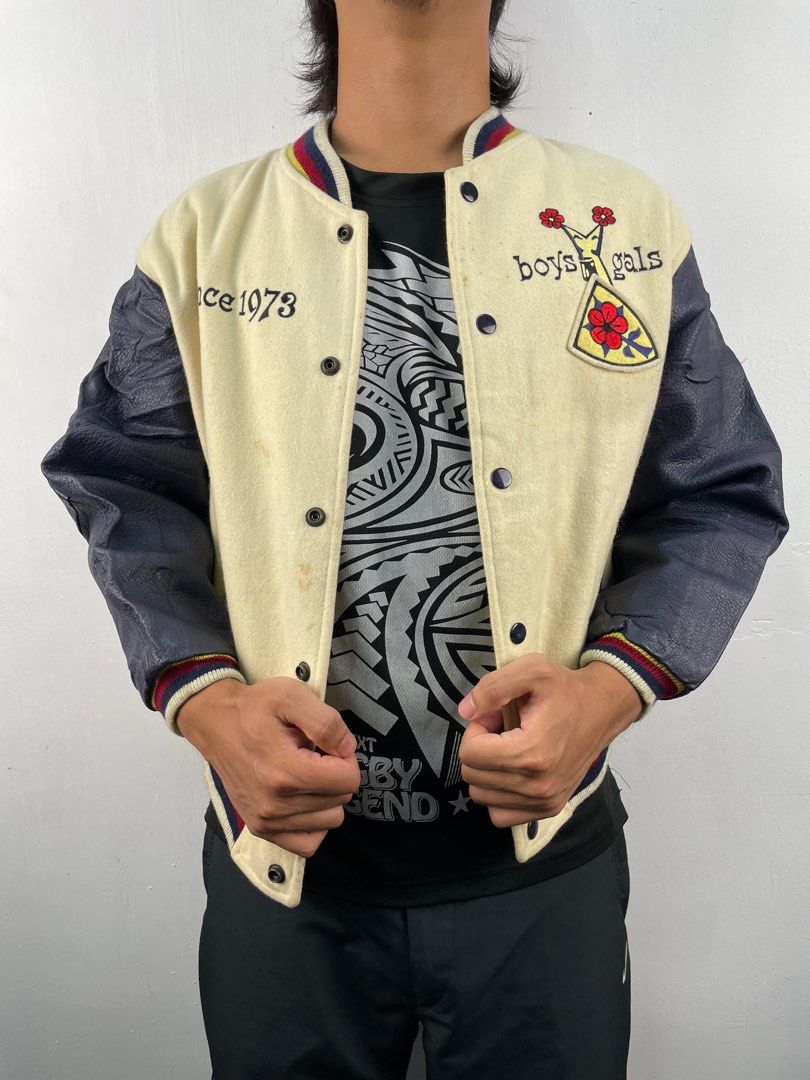 Varsity jacket best sale 80s