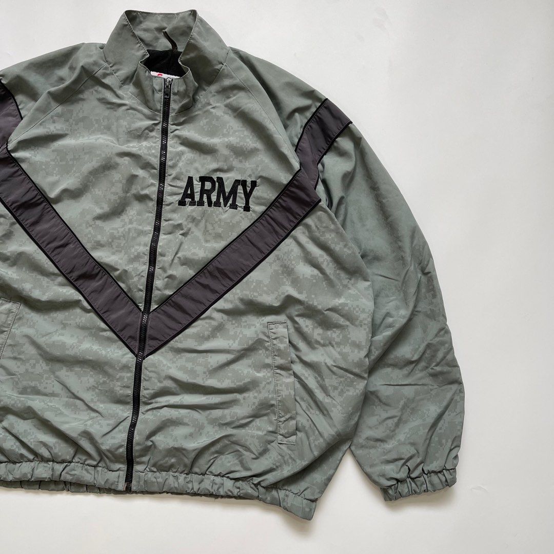 Vintage SkilCraft Genuine US Army IPFU Training PT Jacket Reflective ...