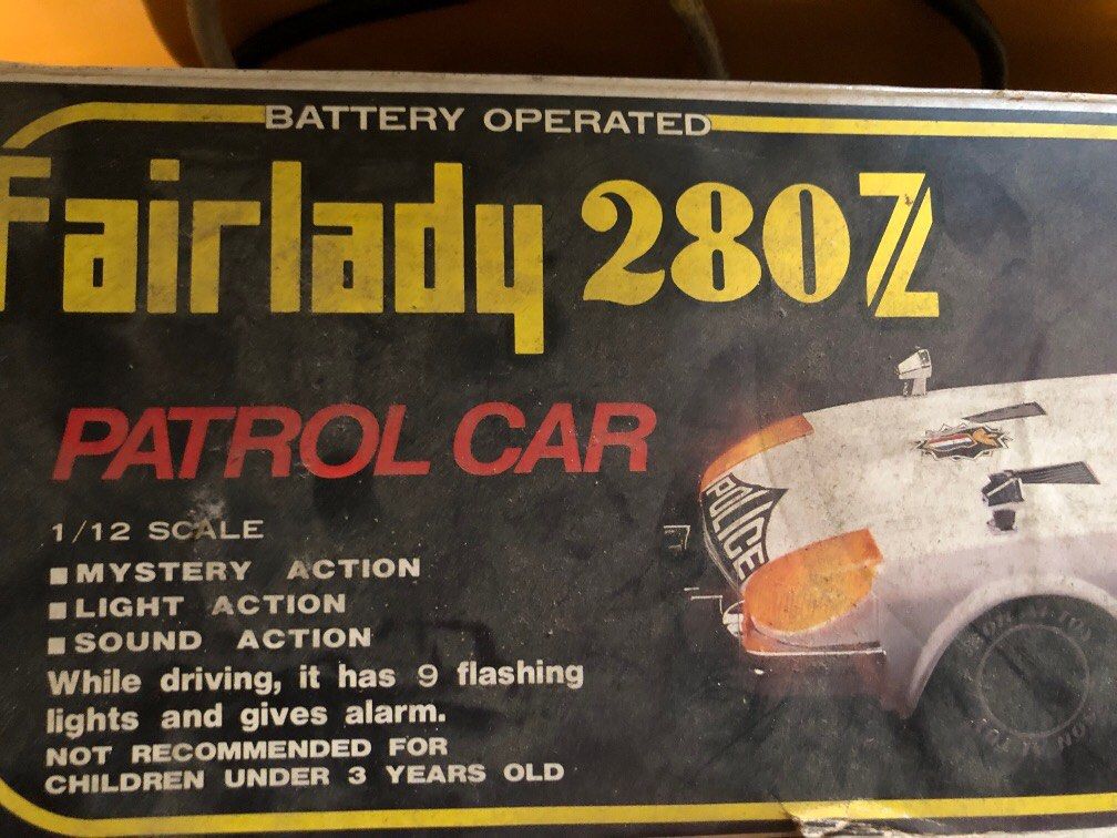Vintage toy police car, Hobbies & Toys, Toys & Games on Carousell