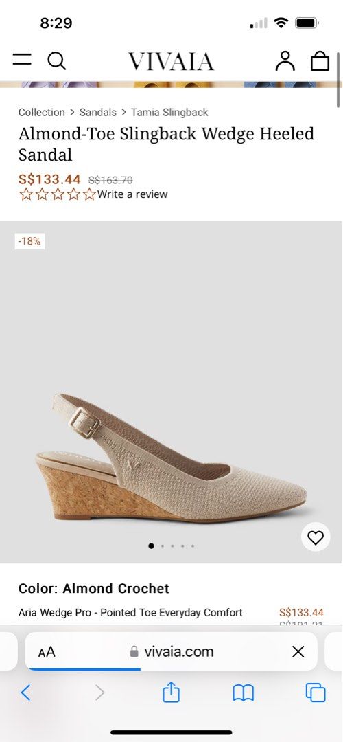 Vivaia shoes, Women's Fashion, Footwear, Sandals on Carousell