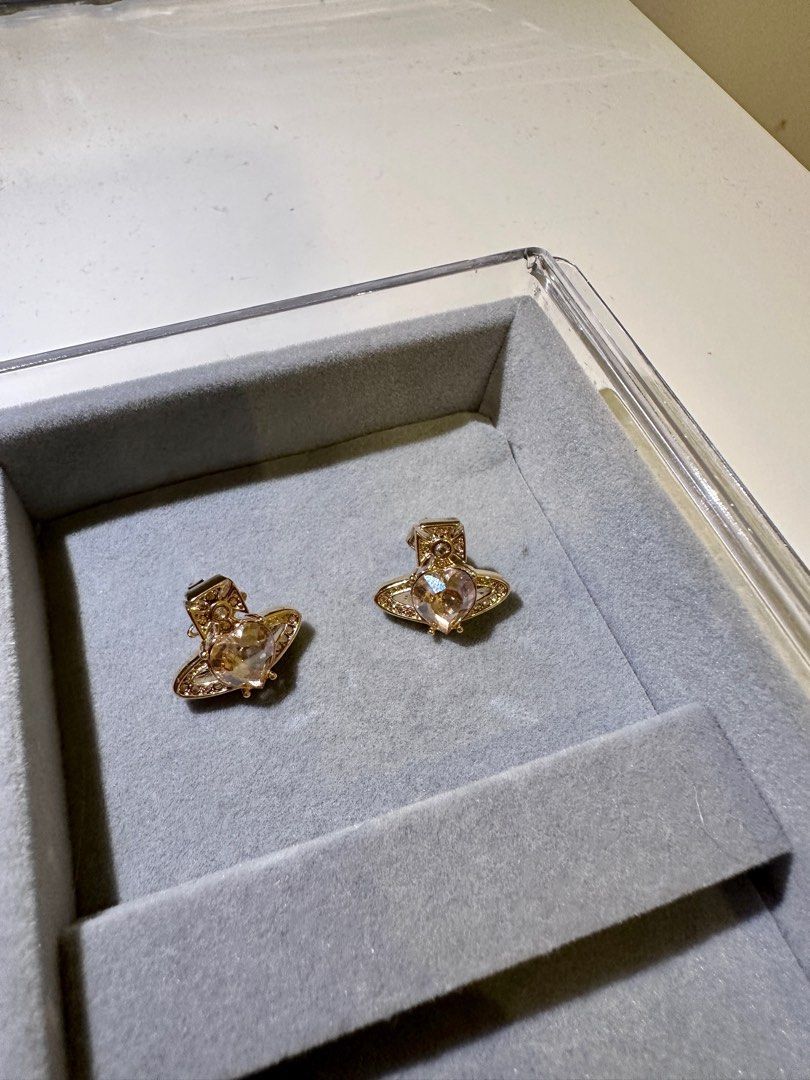 Vivienne westwood ariella hotsell earrings rose gold