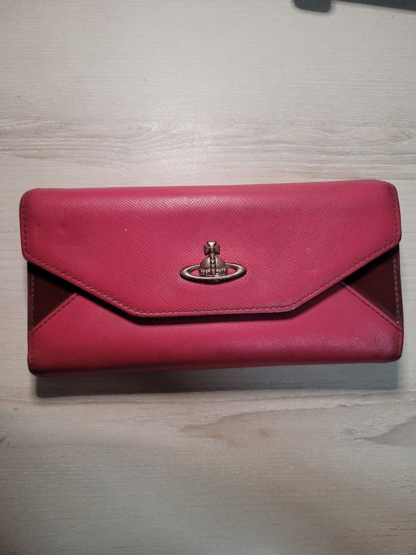 Red vivienne sales westwood purse