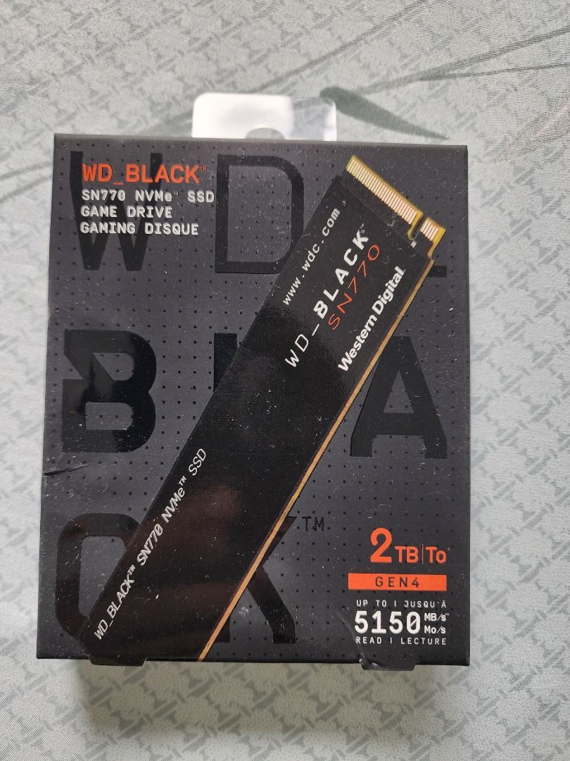 WD_BLACK 2TB SN850X NVMe Internal Gaming SSD Solid State Drive with