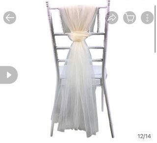 Wedding Chair/Table Decor Sash/Organza