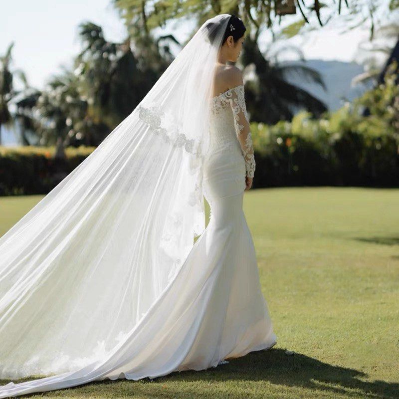White discount gown marriage