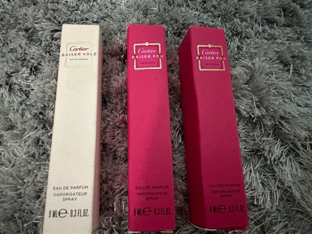 100 Authentic Cartier Baiser Vole Eau De Parfum Baiser Fou Eau