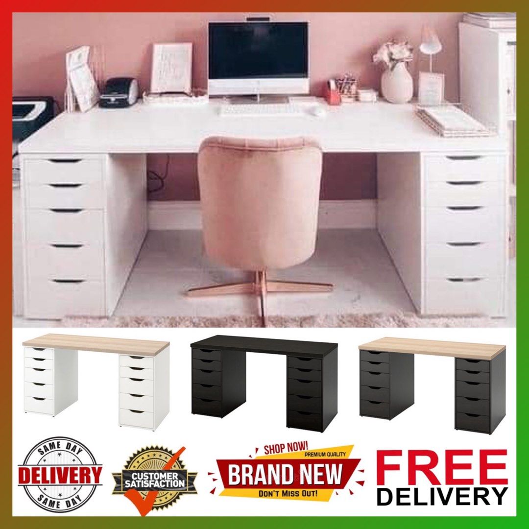 Linnmon alex cheap desk gaming