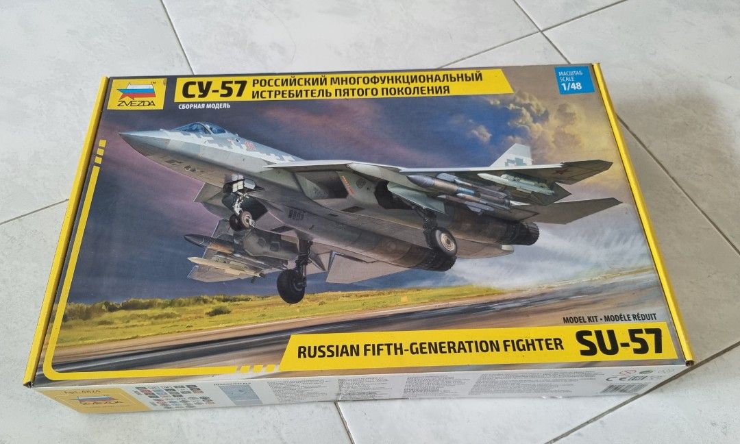 1/48 Su-57 by Zvezda, Hobbies & Toys, Toys & Games on Carousell