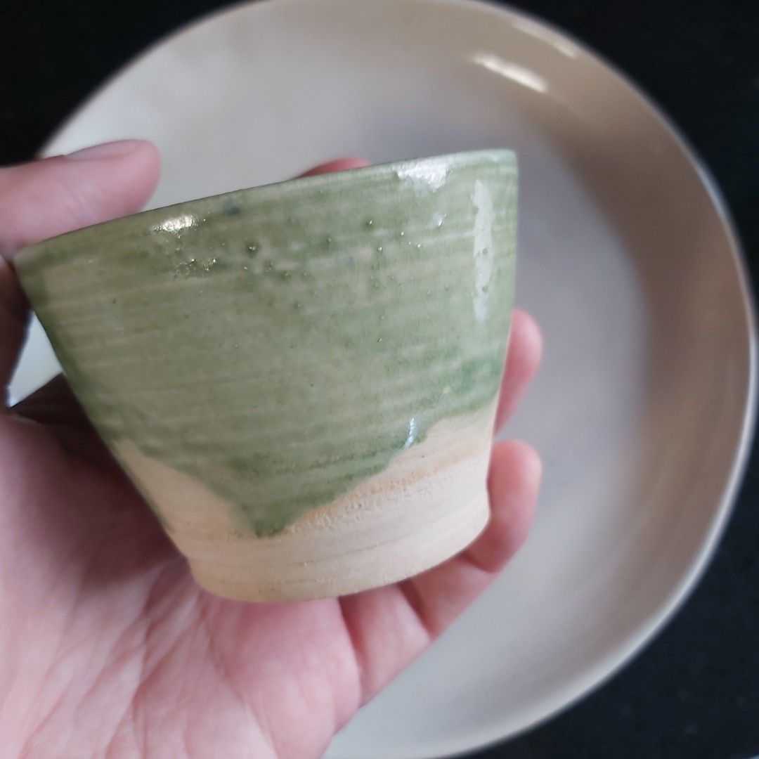 2 handmade Japanese teacups from Kyoto, Furniture & Home Living
