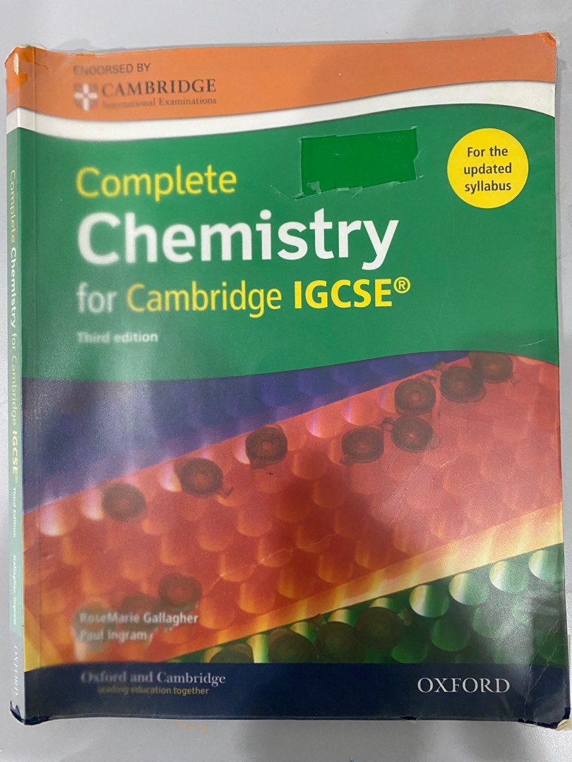 Igcse Chemistry Textbook Hobbies And Toys Books And Magazines Textbooks On Carousell 