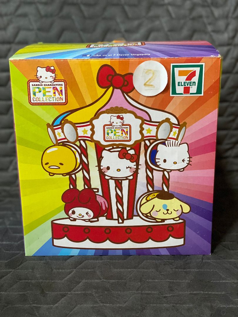 7-Eleven PENtacular Sanrio Character Marker Pens and Carousel Stand ...