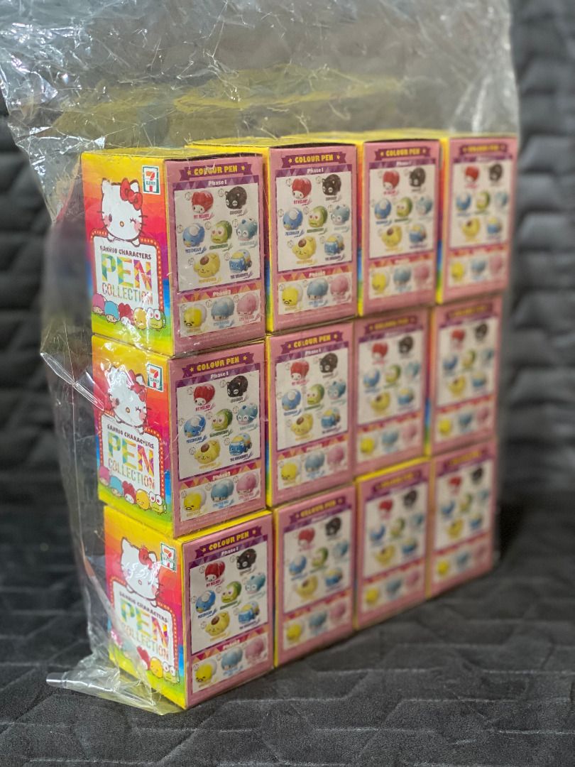 7-Eleven PENtacular Sanrio Character Marker Pens and Carousel Stand ...