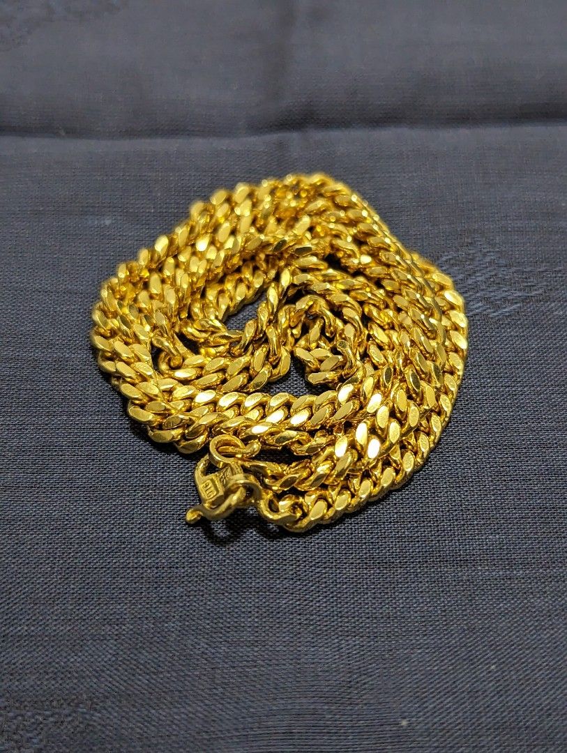 Gold chain 16 inch sale
