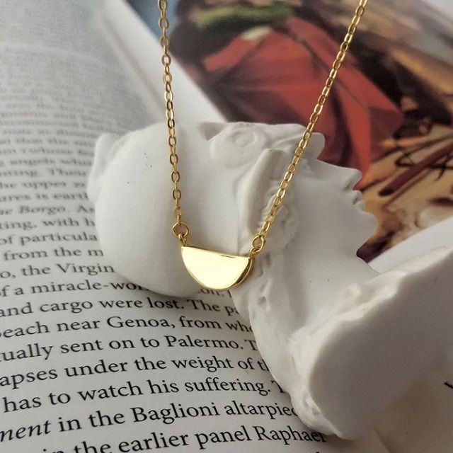 Gold sterling hotsell silver necklace