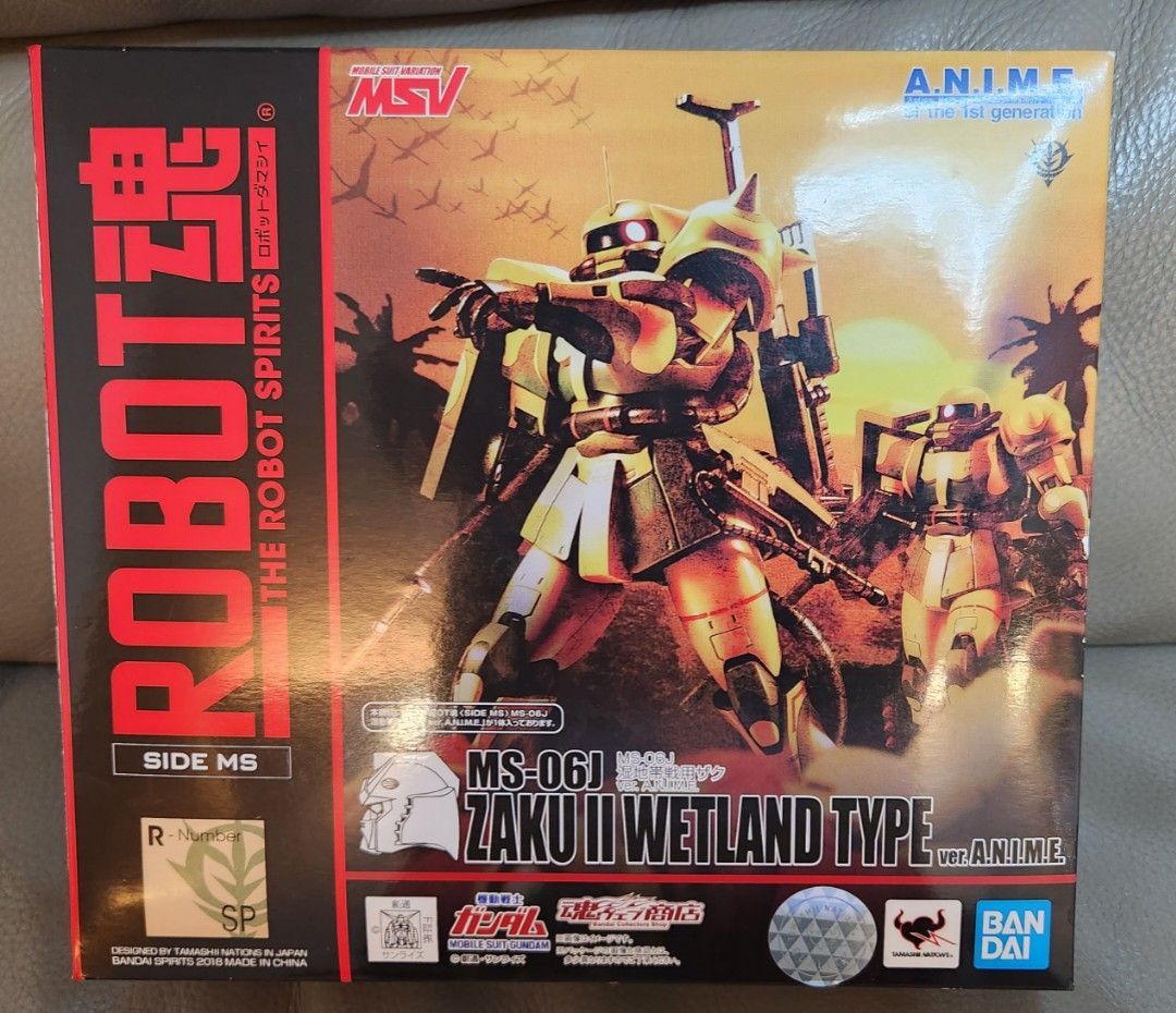 二手Bandai Robot魂MS-06J Zaku II Wetland Type Ver. ANIME 濕