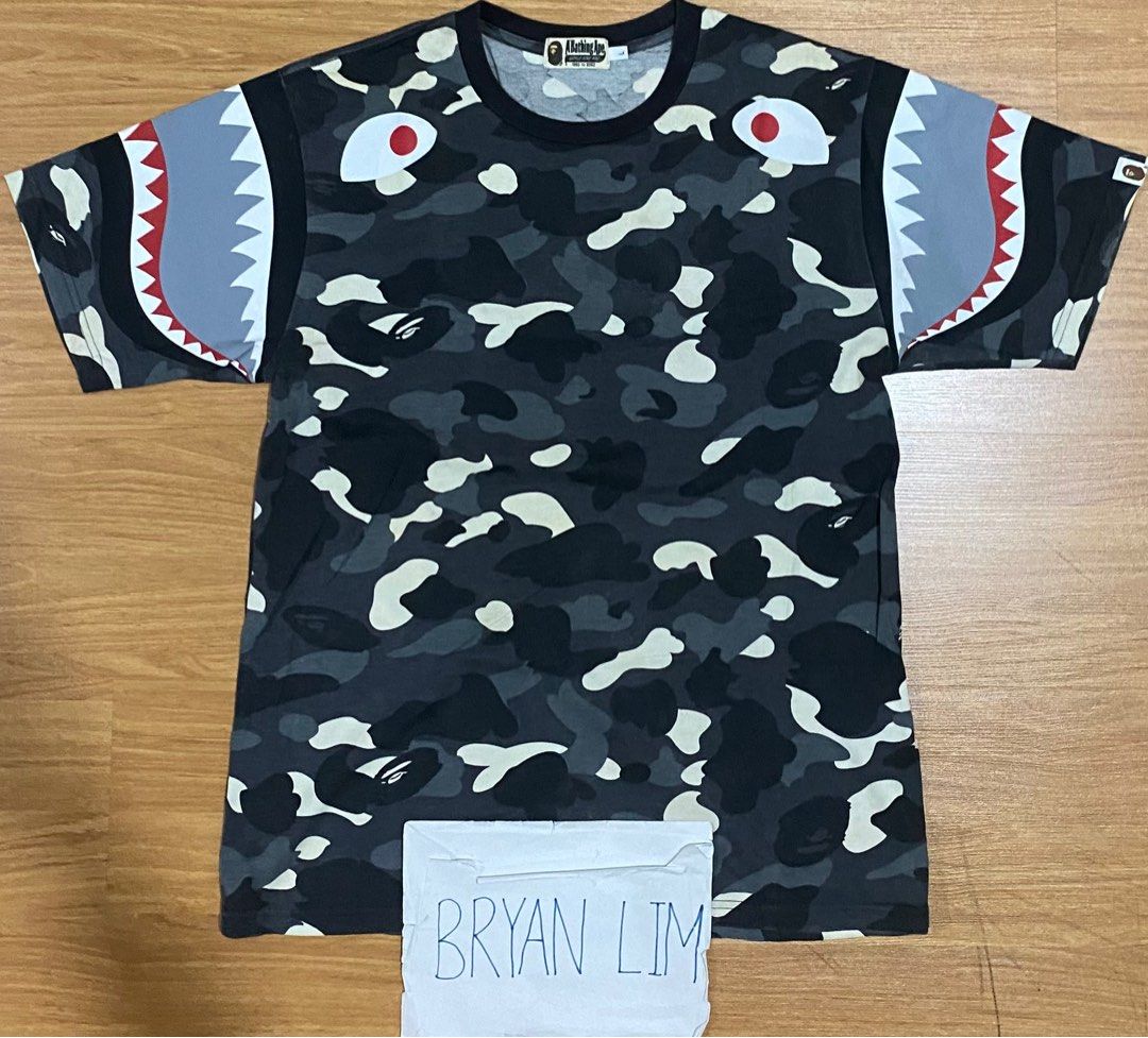 Bape city camo shark tee hotsell