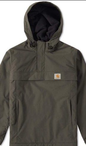 Carhartt WIP FLEECE LINED NIMBUS PULLOVER JACKET green olive