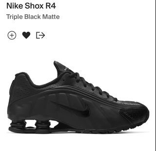 收 Nike shox r4 black