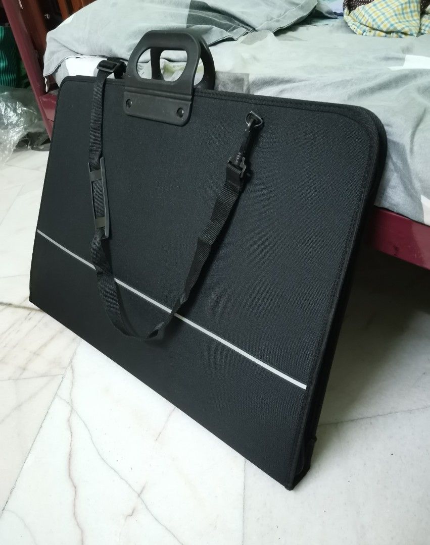 A2 portfolio bag/ Drawing bag/ Drafting bag, Hobbies & Toys, Stationery &  Craft, Stationery & School Supplies on Carousell