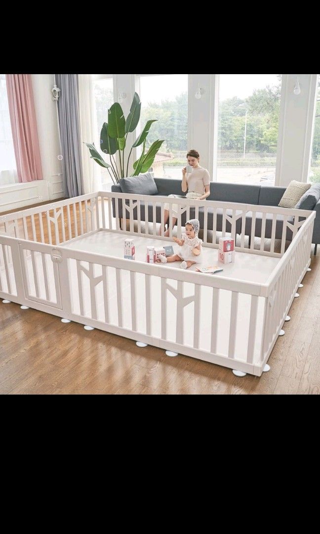 Biege Adertek iFam Birch Play Yard Babies Kids Infant Playtime