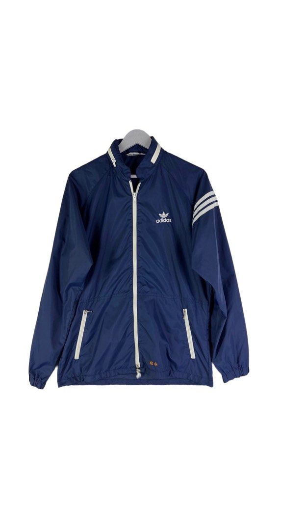 ADIDAS - Vintage 80s Windbreaker Jacket, Men's Fashion, Coats, Jackets and  Outerwear on Carousell