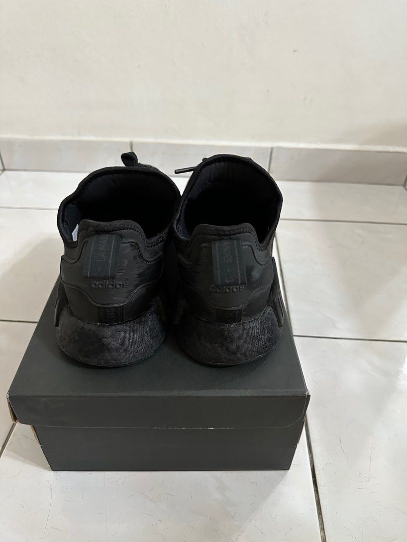 Nmd triple on sale black malaysia