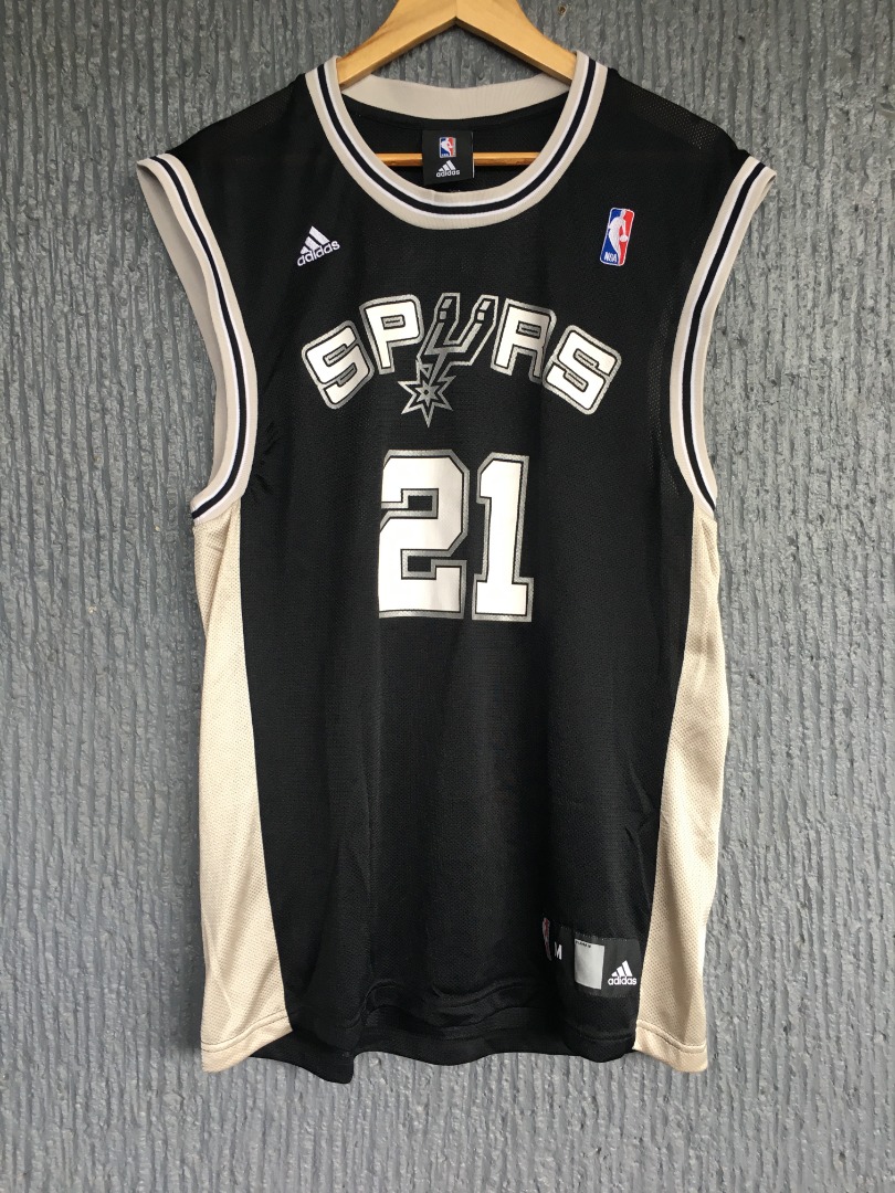 TIM DUNCAN San Antonio SPURS Adidas 2005 NBA FINALS Throwback