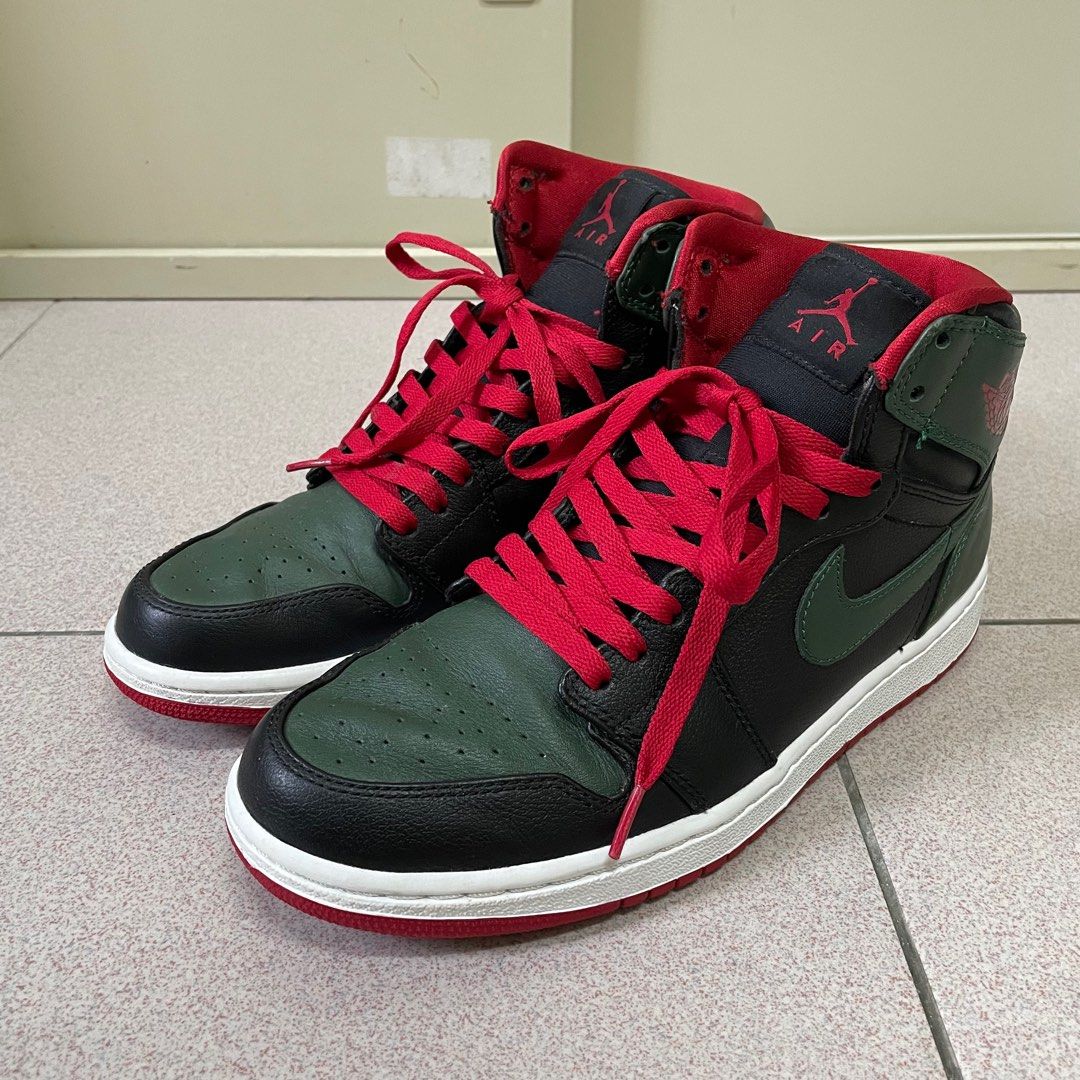 Air Jordan 1 High Green Gucci 綠色, 他的時尚, 鞋, 休閒鞋在旋轉拍賣