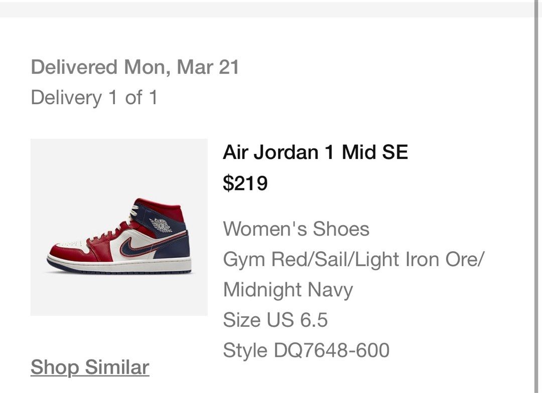 Air jordan top 1 march 219