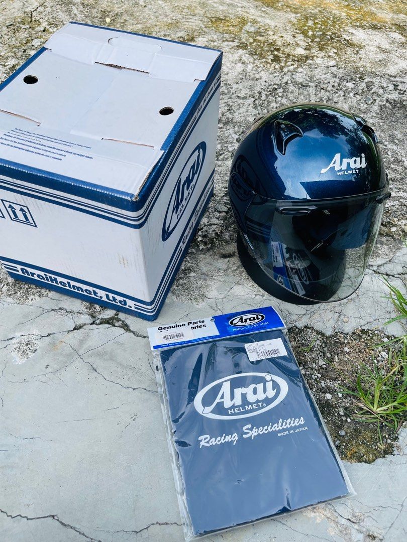 ARAI SZ LIGHT GLASS BLUE MALIBU XXS Motorcycles Motorcycle