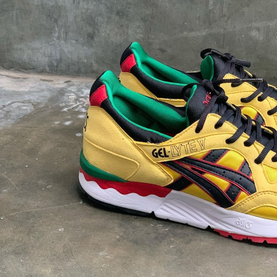 Asics Gel Lyte V Rasta Pack Yellow 2015 Unisex 41.5